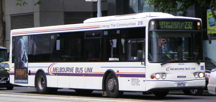 Melbourne Bus Link Scania L94UB Volgren CR222L 378